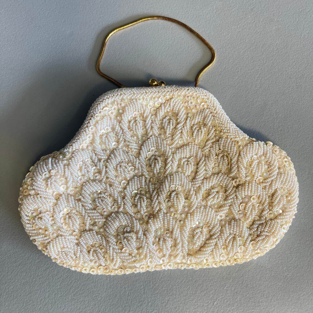 Creations by Harilela's Vintage Beaded Handbag Clutch - Picture 3 of 8